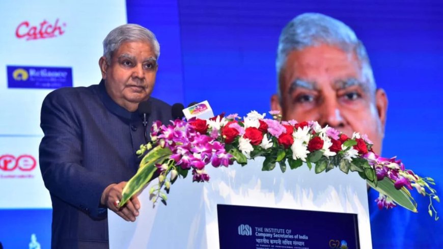वाराणसी में उपराष्ट्रपति धनखड़ ने कहा कि शासन को पारदर्शी और जवाबदेह बनाया गया है