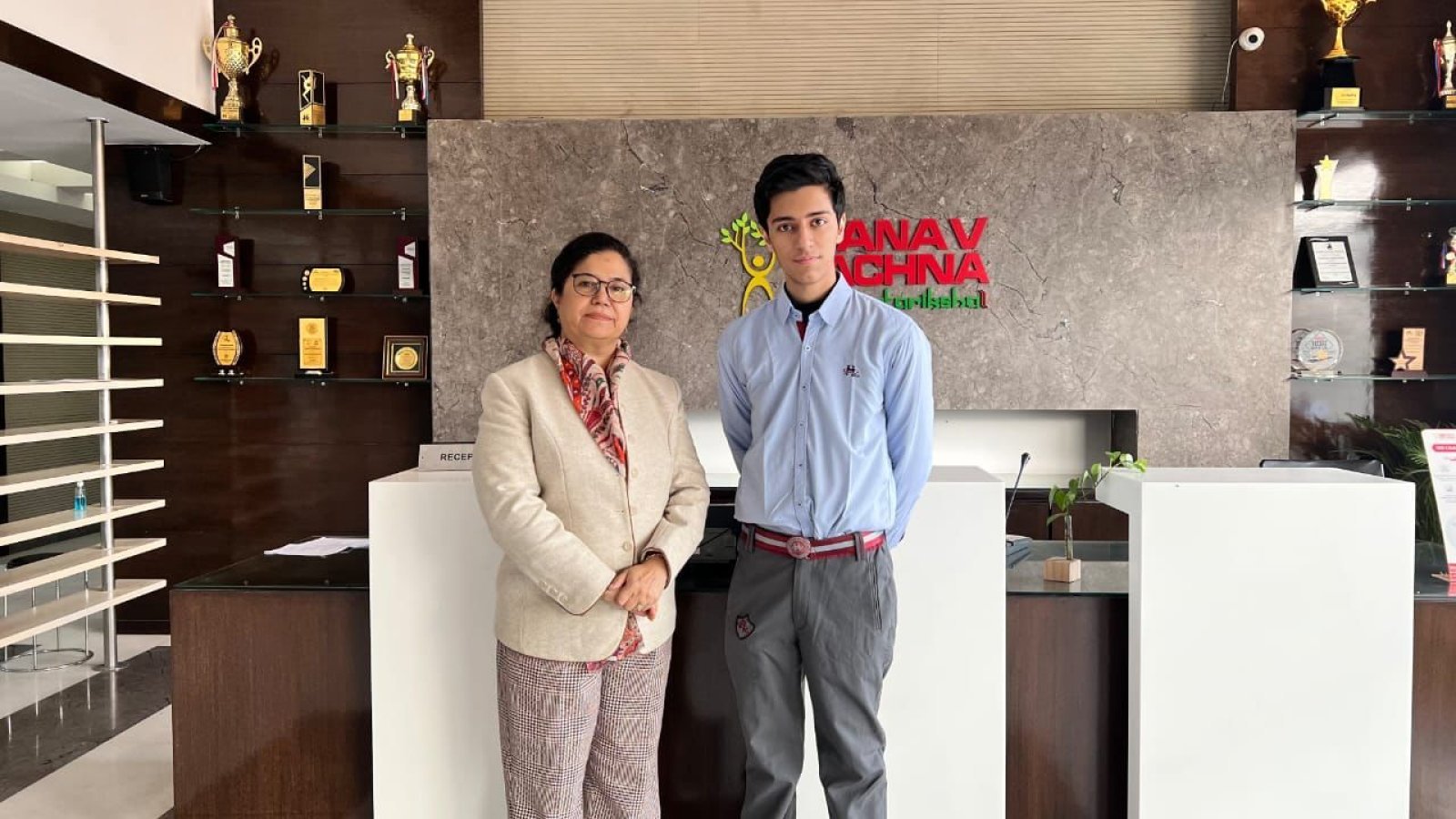 मानव रचना स्कूल के छात्र कनव सलूजा ने ऑल इंडिया लॉ एंट्रेंस टेस्ट में देश में दूसरा स्थान पाया