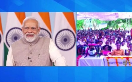 प्रधानमंत्री मोदी ने 5 राज्यों में किया विकसित भारत संकल्प यात्रा का शुभारम्भ हर गरीब को योजनाओं का लाभ हमारी जवाबदेही यात्रा के माध्यम से बनेंगे जन-जन की आवाज गरीब की सेवा