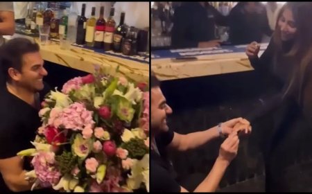 Arbaaz Khan ने अर्पिता के सामने Sshura Khan को प्रपोज किया था देखें वीडियो