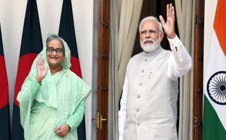 अखौरा-अगरतला रेल लिंक का उद्घाटन: ऐतिहासिक क्षण, पीएम मोदी और बांग्लादेश की पीएम शेख हसीना ने संयुक्त रूप से तीन विकास परियोजनाओं का शुभारंभ किया