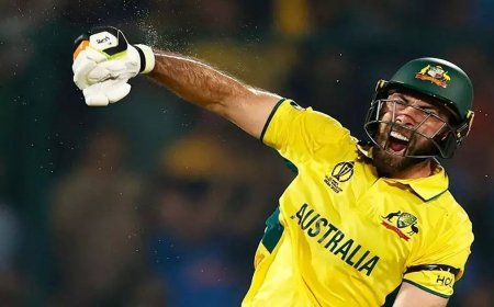 AUS vs AFG: ग्लेन मैक्सवेल के दोहरे शतक ने ऑस्ट्रेलिया को सेमीफाइनल में पहुंचाया