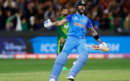 विश्व कप सेमीफाइनल में विराट कोहली ने ऐतिहासिक 50वां वनडे शतक जड़ा, सचिन के दोहरे विश्व रिकॉर्ड को तोड़ा