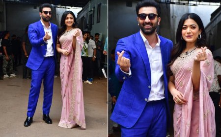 रश्मिका मंदाना और रणबीर कपूर के फैशन चॉइस ने किया फैंस का दिल जीत