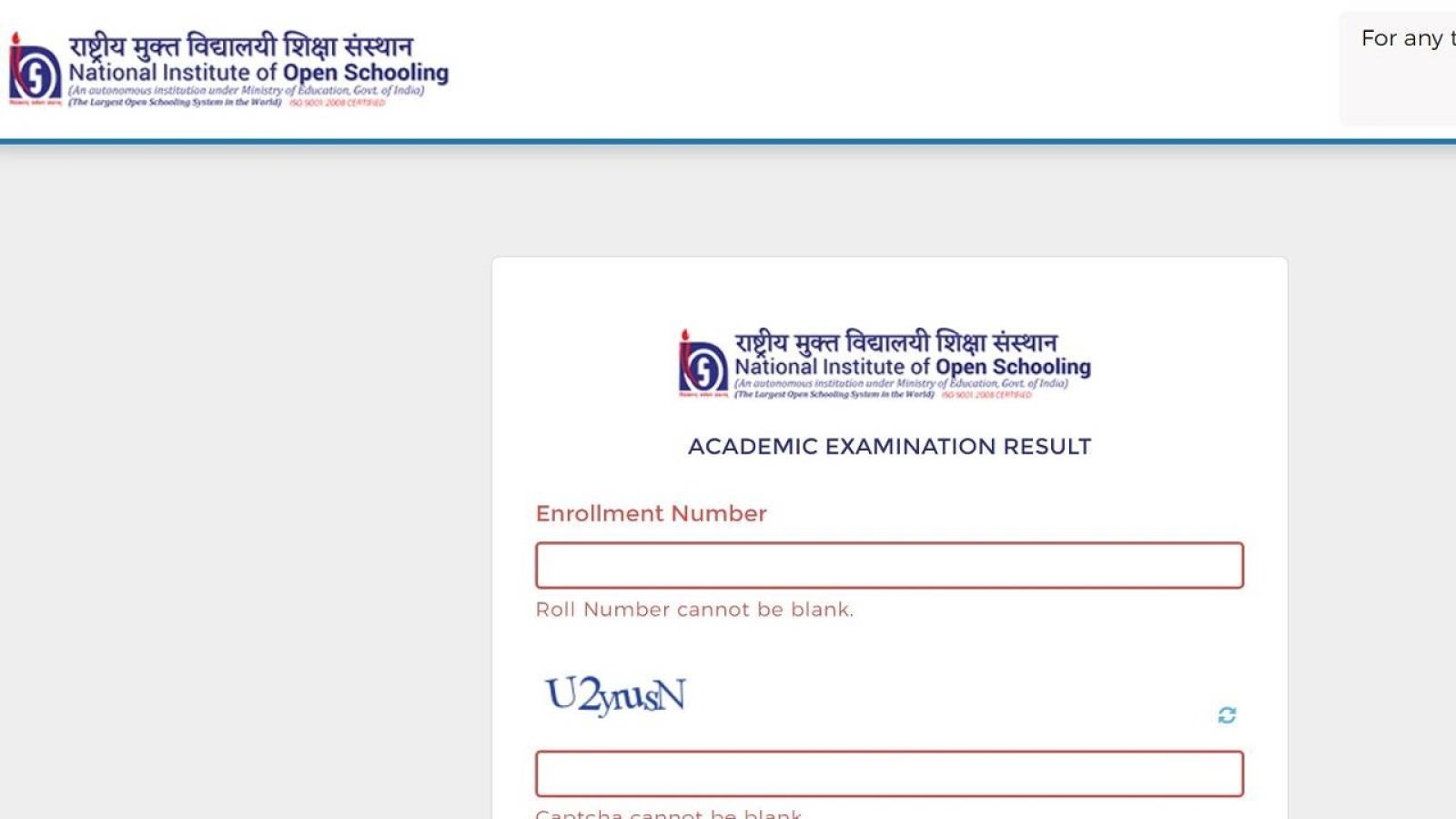 अक्टूबर/नवंबर परीक्षाओं के लिए एनआईओएस कक्षा 10, 12 परिणाम 2023 http://results.nios.ac.in पर जारी