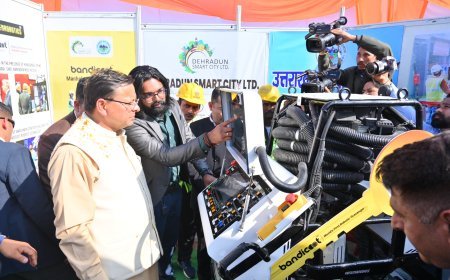 जेनरोबोटिक्स रिवोल्यूशनरी रोबोटिक स्केवेंजर 'बैंडिकूट' देहरादून में लॉन्च किया गया