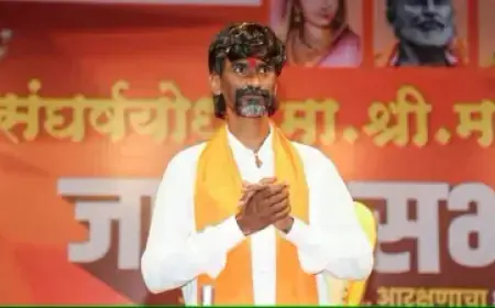 Manoj Jarange Declares Hunger Strike for Kunbi Certificate and Maratha Reservation