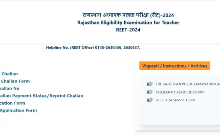 Important Update for REET 2024 Aspirants: Step-by-Step Guide to Fill Application Form Online