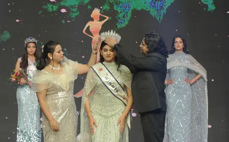 Kolkata’s Adrija Ray Crowned Forever Miss India 2024 at Zee Studios, Jaipur