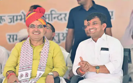Anant Ram Vishnoi Elected as BJP's New District President in Barmer: Key Highlights
