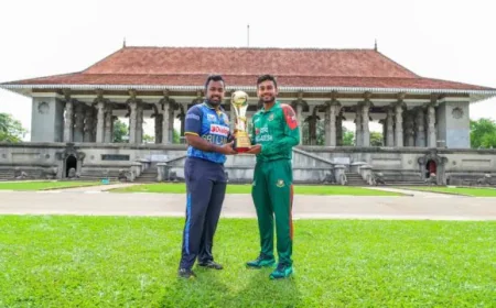 Bangladesh Crumble in 1st ODI! 7 Wickets Fall in 26 Balls, Sri Lanka Win by 77 Runs