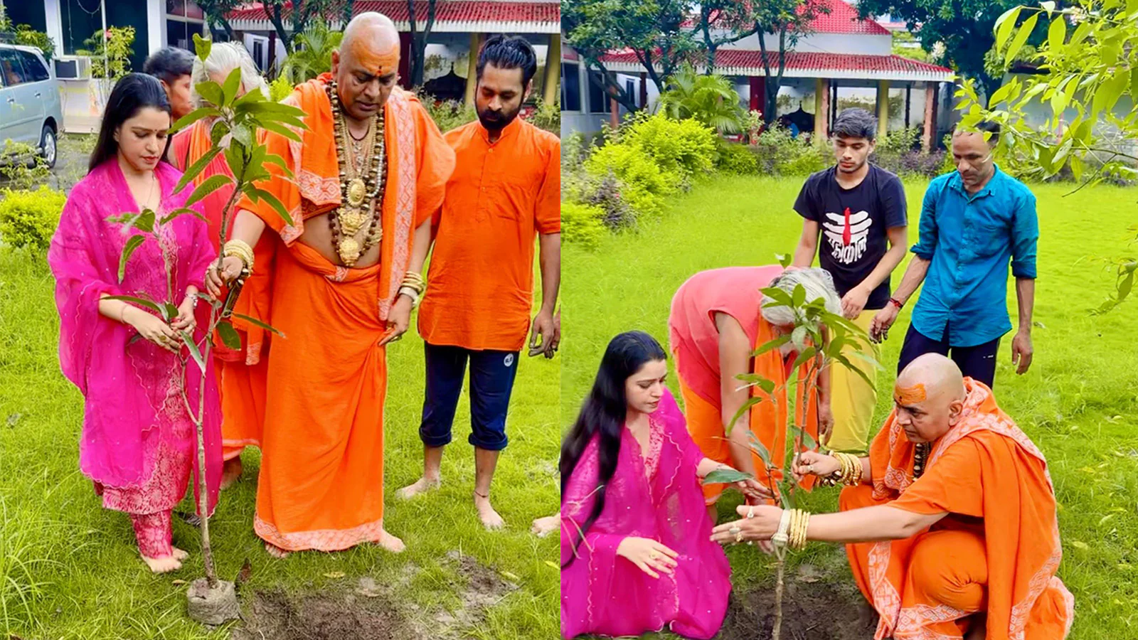 Shanaya Sharma Joins ‘Environment Baba’ in Tree Plantation Drive