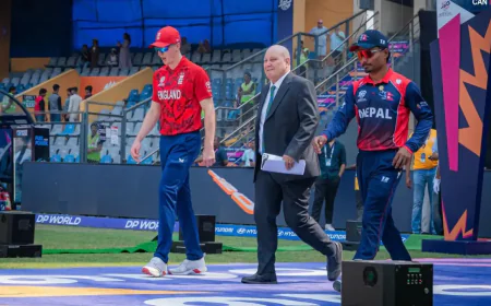 ENG vs NEP: Last-Ball Drama in Mumbai as Nepal Go Down Fighting in T20 World Cup