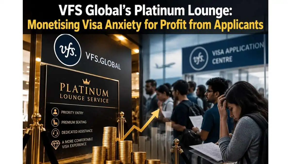 VFS Global’s Platinum Lounge: Monetising Visa Anxiety for Profit from Applicants